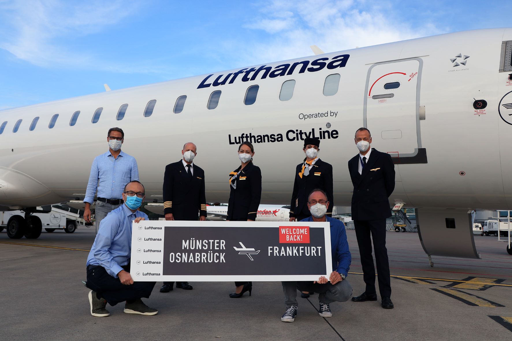 Wieder Lufthansa- Flüge vom FMO nach Frankfurt